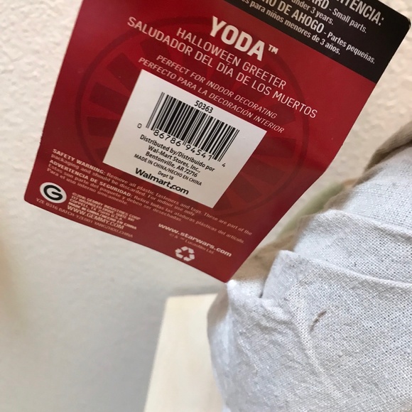 Star Wars Yoda Plush LARGE. 22" tall. - Picture 7 of 8